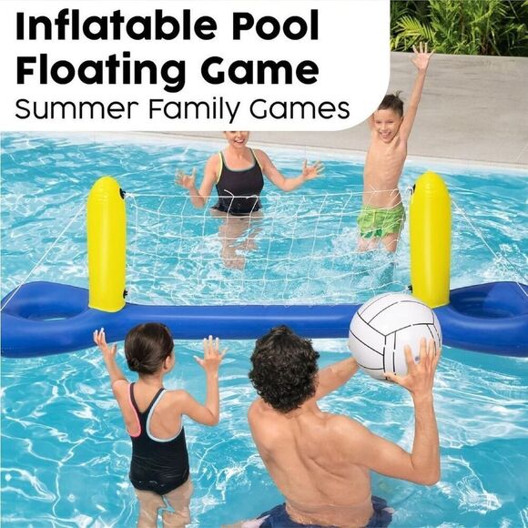H2O Inflatable Pool Volleyball Set NIB - Picture 9 of 12